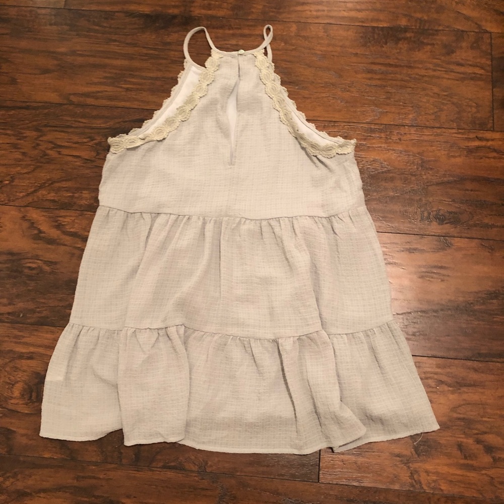 Green Ruffle Top/Dress - Picture 2 of 3